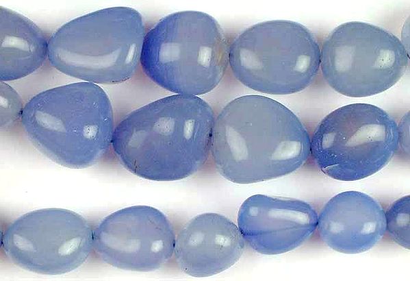 Blue Chalcedony Plain Nuggets