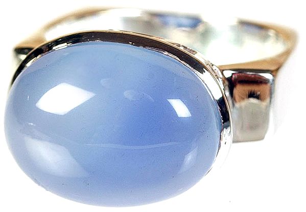 Blue Chalcedony Ring