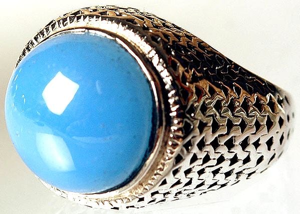 Blue Chalcedony Ring