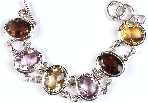 Bracelet of Fine Faceted Gemstones