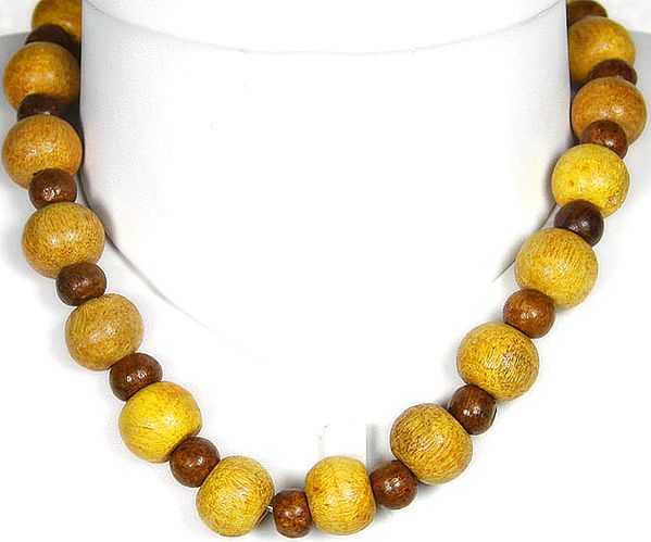 Brown Beaded Mala Necklace