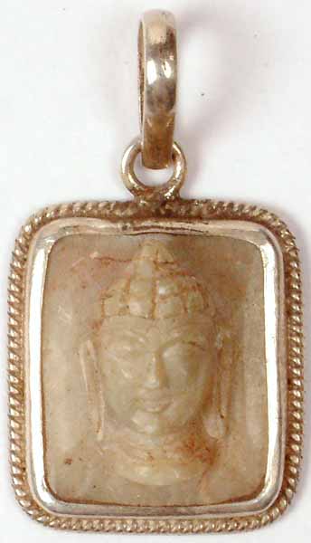 Buddha Pendant (Set with Original Stone Sculpture)
