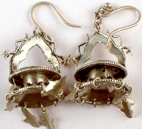 Buddhist Lamp Earrings