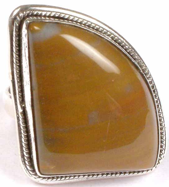 Camel Agate Ring