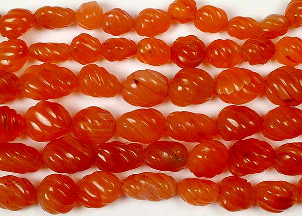 Carnelian Carved Nuggets