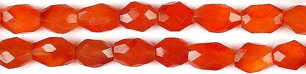 Carnelian Faceted Ovals