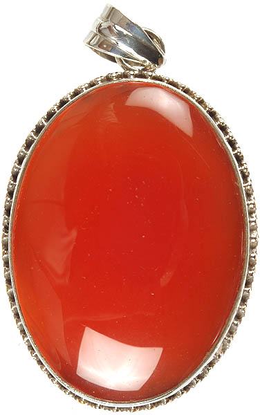 Carnelian Oval Pendant