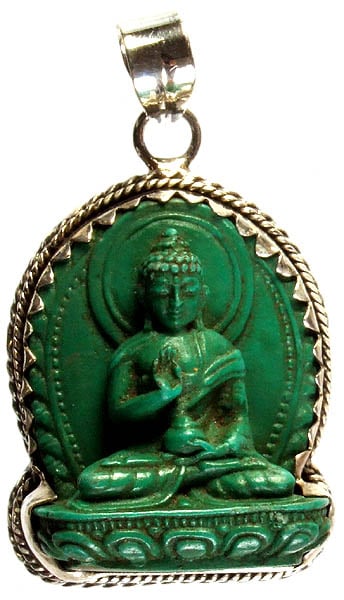 Carved Blessing Buddha Pendant