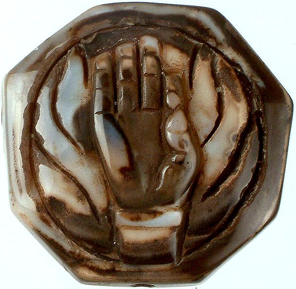Carved Onyx Blessing Hand (Price Per Piece)