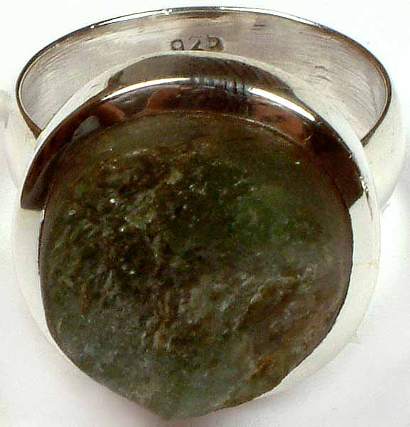 Chipped Emerald Ring