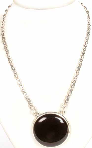 Circular Black Onyx Necklace