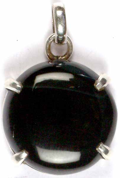 Circular Black Onyx Pendant