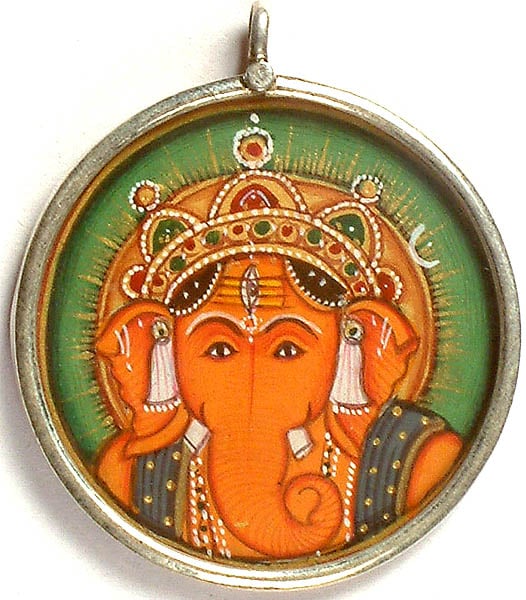 Compassionate Ganesha Face Pendant