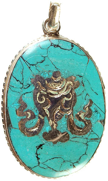 Conch Inlay Pendant (Ashtamangala)