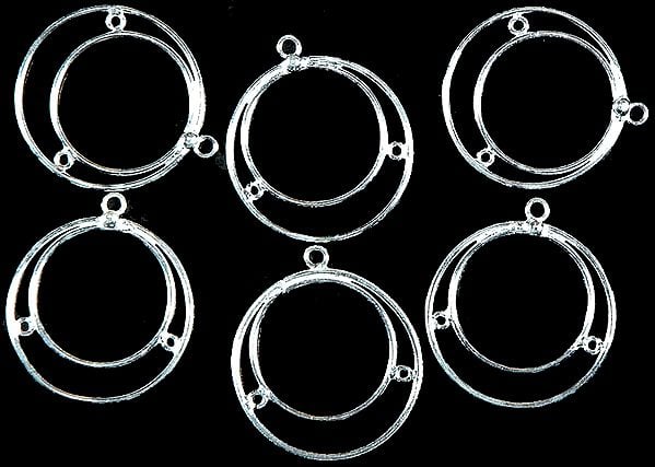 Connected Hoops (Findings) (Price Per 4 Pcs)