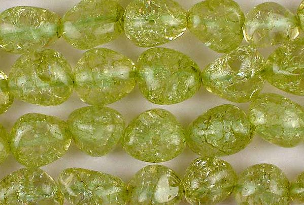 Crack Crystal Plain Nuggets | Semi-Precious Gemstone Beads