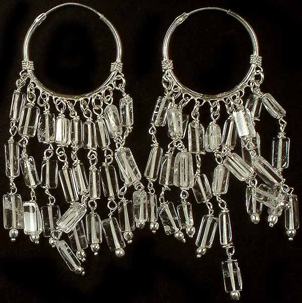 Crystal Hoop Chandeliers