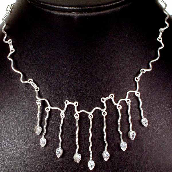 Cubic Zirconia Designer Necklace