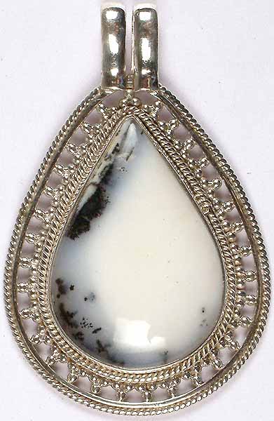 Dendrite Opal Tear Drop