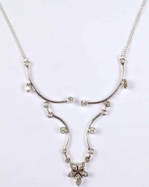 Designer Cubic Zirconia Necklace
