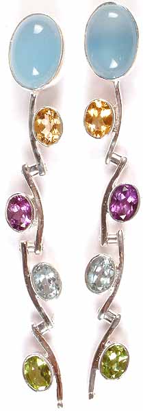 Designer Gemstone Earrings