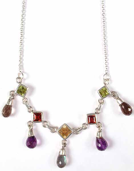 Designer Necklace with Drops