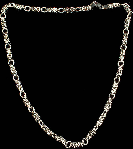 Designer Sterling Necklace Chain with Lobster Closure