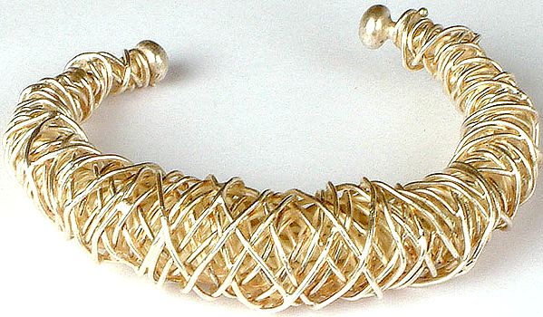 Designer Sterling Wire Bracelet
