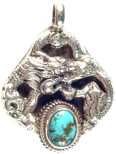 Dragon Turquoise Pendant