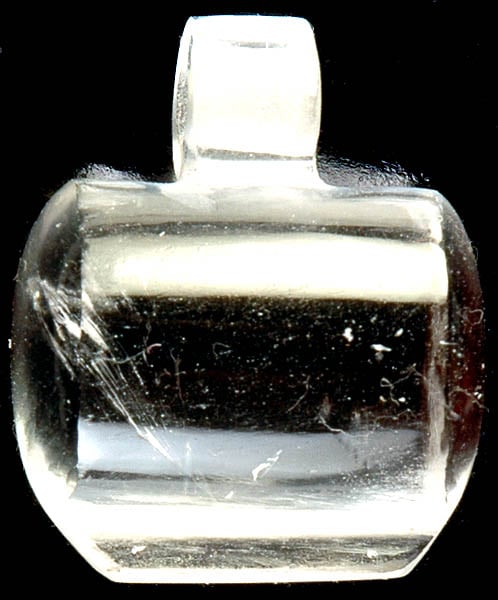 Drilled Crystal Drum for Pendant Setting (Price Per Piece)