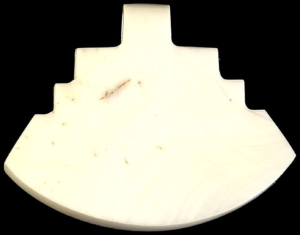 Drilled White Marble Shape for Pendant Setting (Price Per Piece)