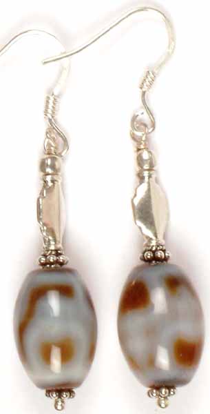 Earrings with Eye Beads