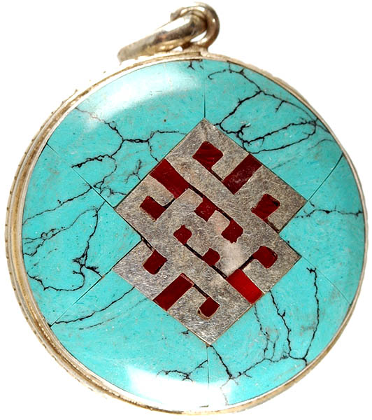 Endless Knot Double-sided Pendant