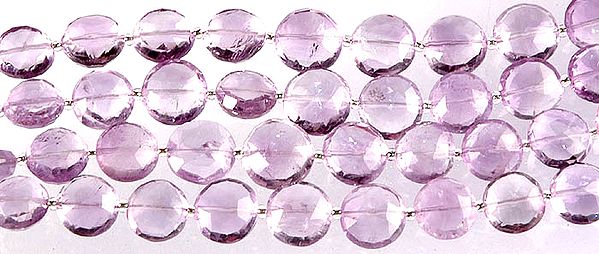 Faceted Amethyst Coins