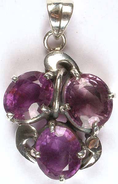 Faceted Amethyst Pendant