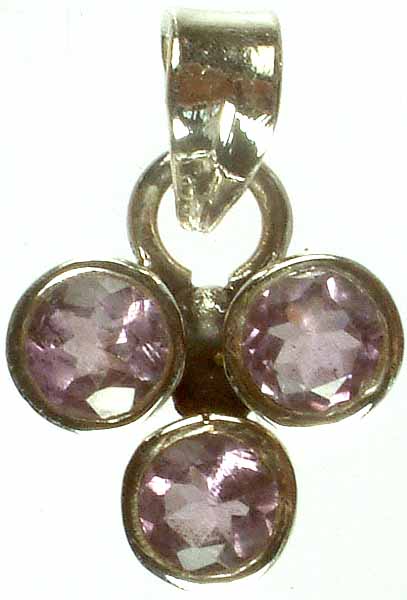 Faceted Amethyst Pendant