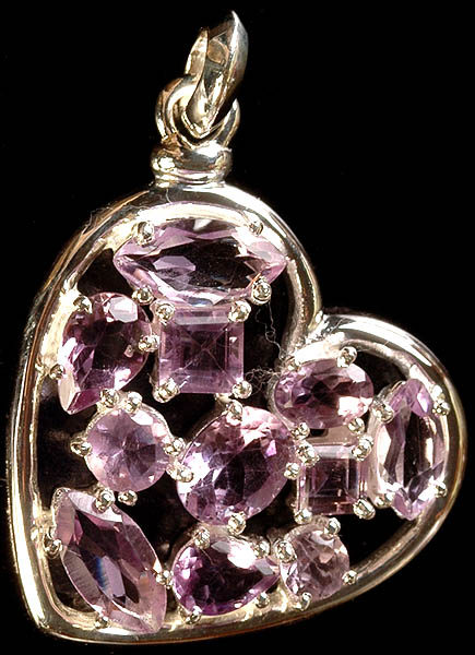 Faceted Amethyst Pendant