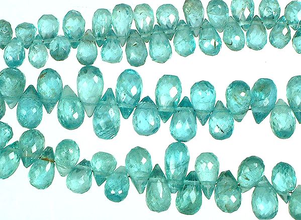 Faceted Apatite Drops