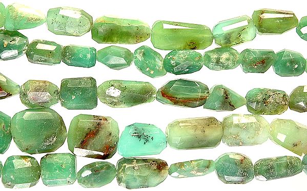 Faceted Chrysoprase Tumbles