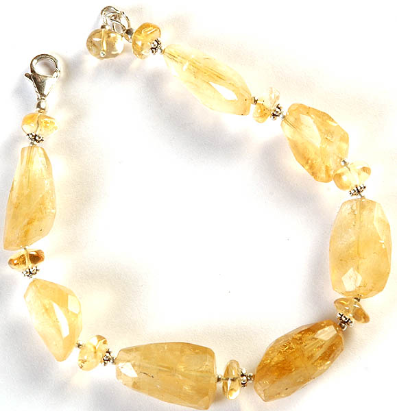 Faceted Citrine Bracelet