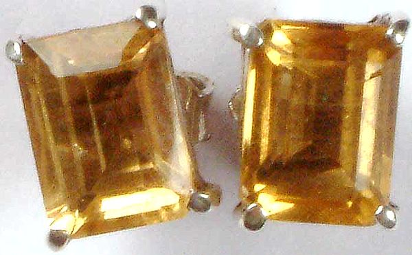 Faceted Citrine Tops