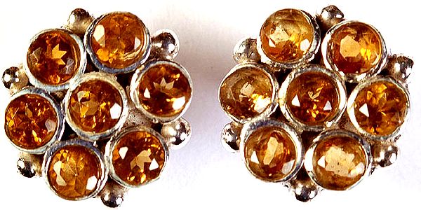 Faceted Citrine Tops