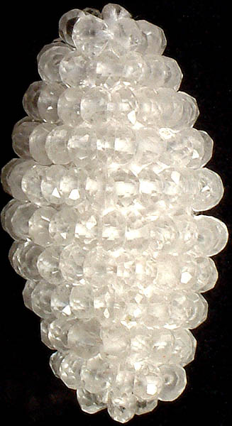 Faceted Crystal Bunch Drum (Price Per Piece)