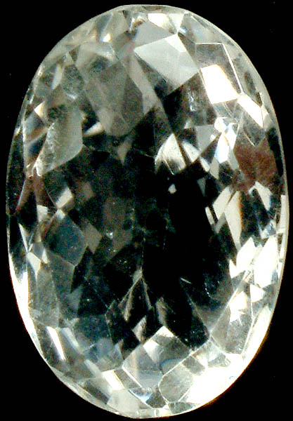 Faceted Crystal Oval