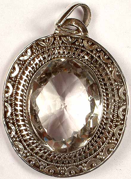 Faceted Crystal Pendant