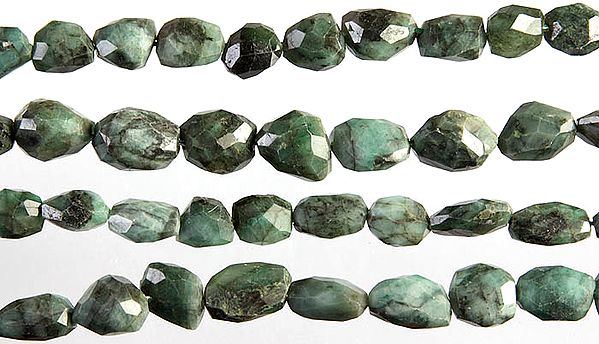 Faceted Emerald Tumbles
