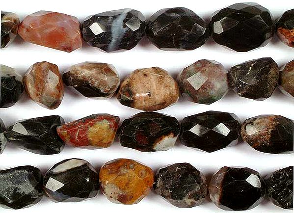 Faceted Fancy Agate Tumbles