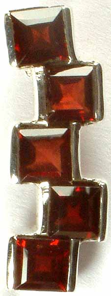 Faceted Garnet Pendant