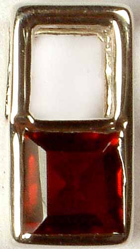 Faceted Garnet Pendant