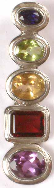 Faceted Gemstone Pendant